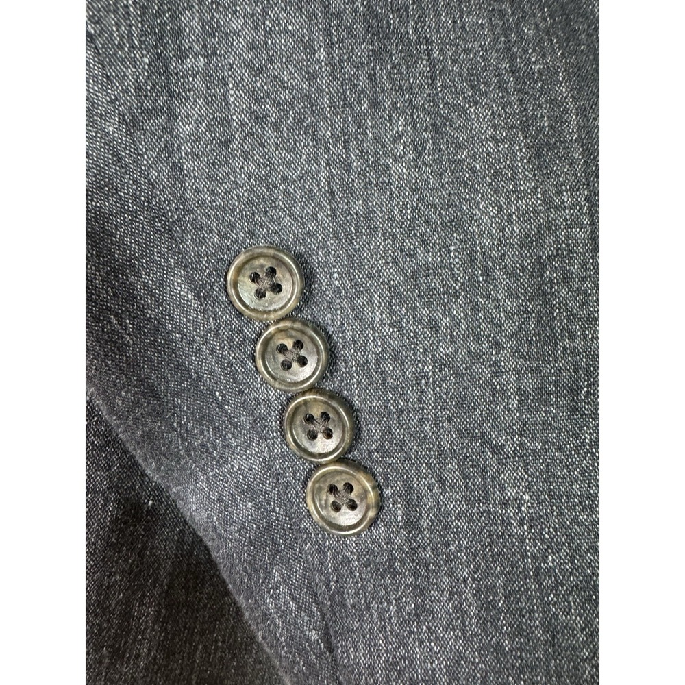 Bonobos x Guabello Linen 42s Midnight Blue Slub Sport Coat Jacket Blazer - Picture 4 of 6